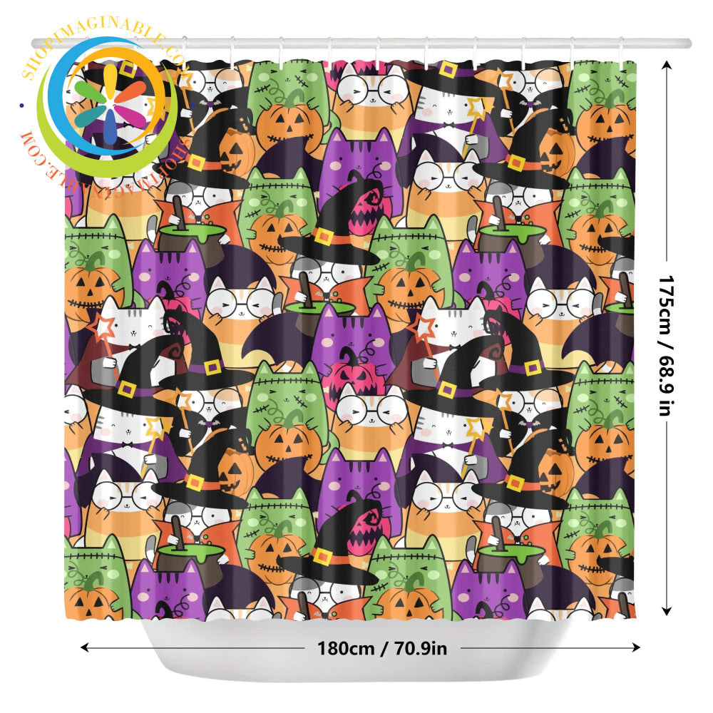 Too Cute To Spook Kawaii Shower Curtain