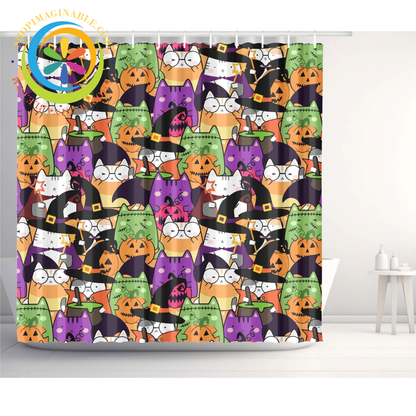 Too Cute To Spook Kawaii Shower Curtain