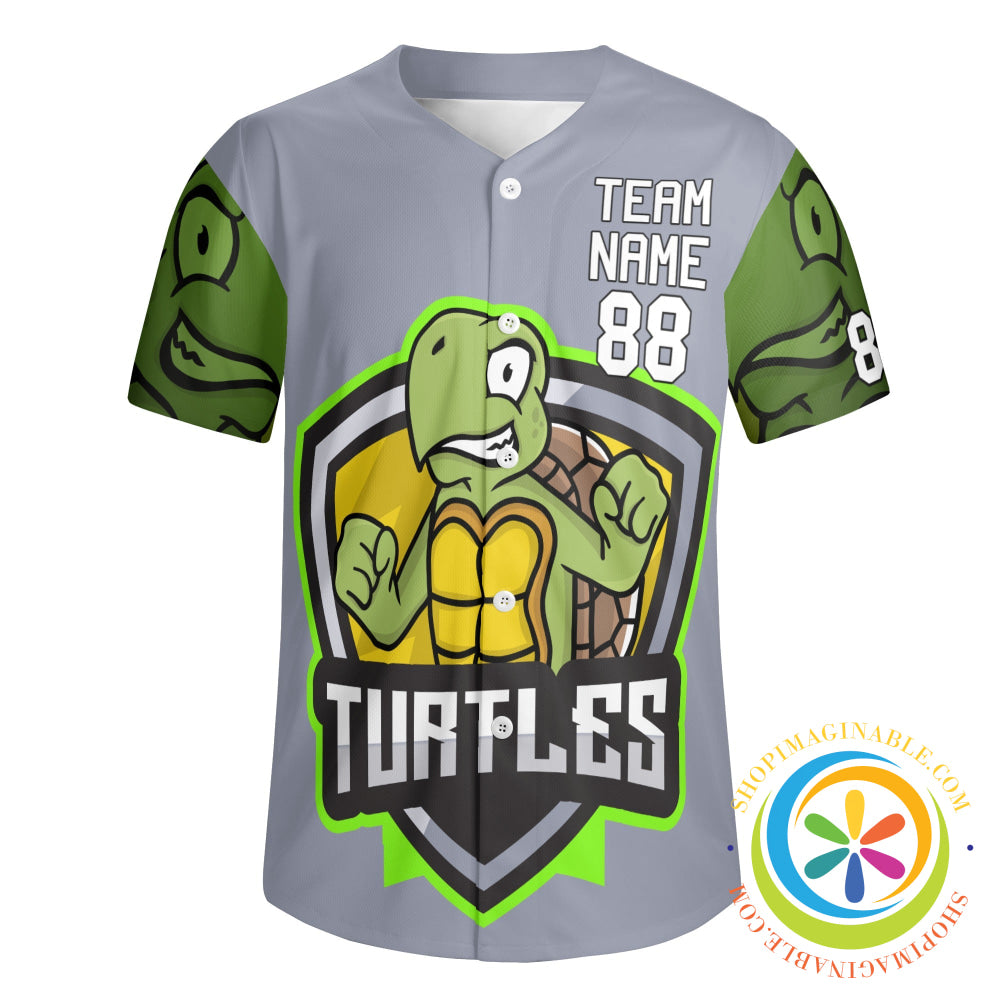 Turtles Unisex Baseball Jersey