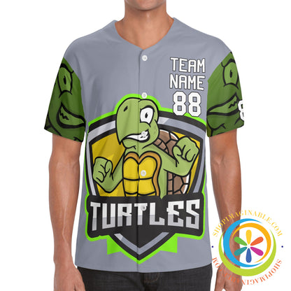 Turtles Unisex Baseball Jersey