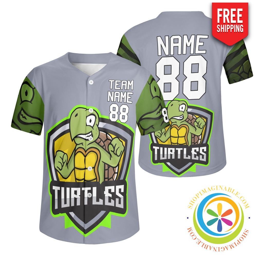 Turtles Unisex Baseball Jersey S