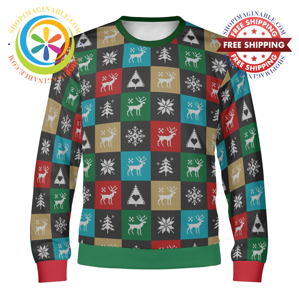 Ugly Knit Christmas Sweatshirt - Unisex S