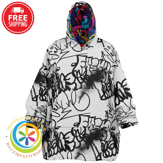Ultimate Graffiti Reversible Snug-Oodie Adult Snug Hoodie - Aop