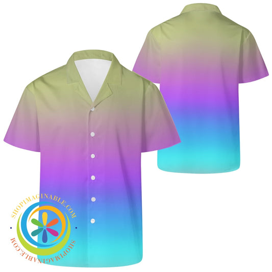 Under The Neon Lights Hawaiian Casual Shirt 2Xs