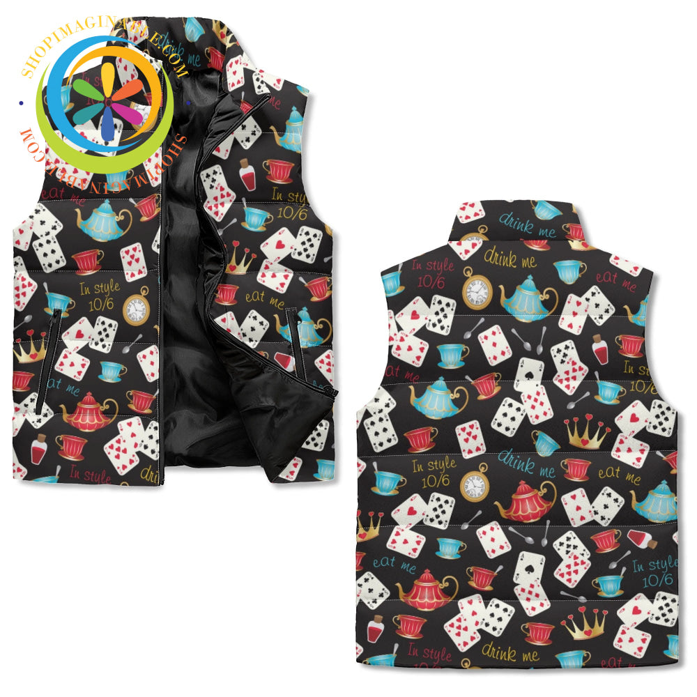 Very Alice Unisex Zip Up Puffer Vest