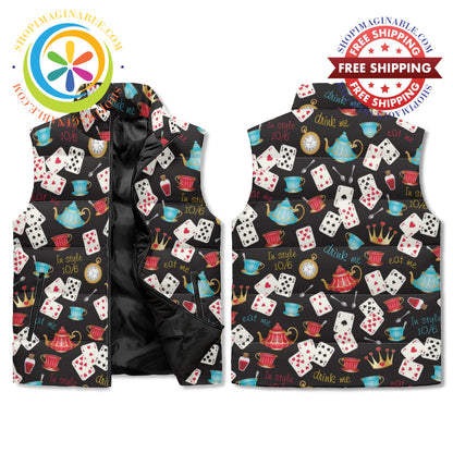 Very Alice Unisex Zip Up Puffer Vest M