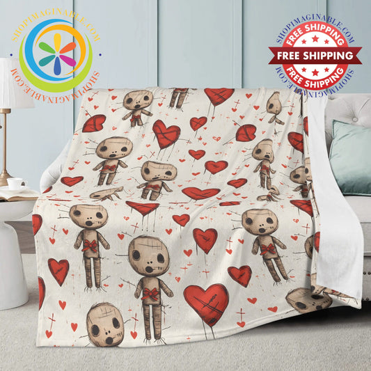 Voodoo Love Soft Premium Fleece Blanket Xs