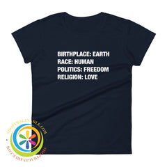 We Are One Womens Short Sleeve T-Shirt Navy / S