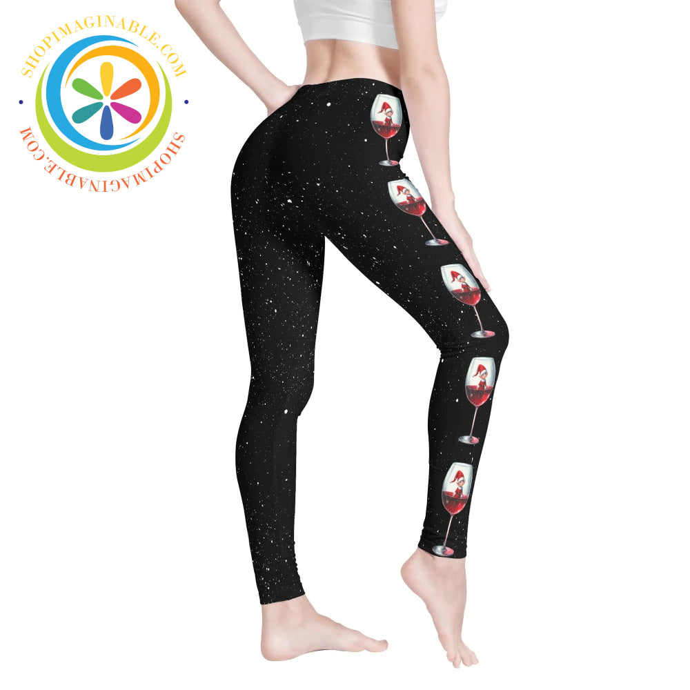 Winter Wine Leggings Yoga Pants