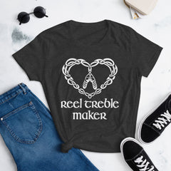 Reel Treble Maker Irish Dancer's Ladies T-Shirt-ShopImaginable.com