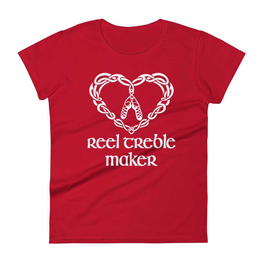 Reel Treble Maker Irish Dancer's Ladies T-Shirt-ShopImaginable.com