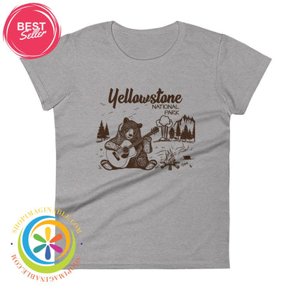 Yellowstone National Park Womens T-Shirt Heather Grey / S T-Shirt