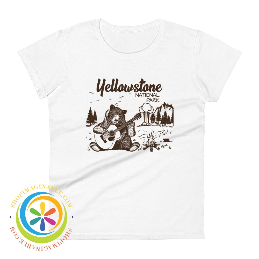 Yellowstone National Park Womens T-Shirt White / S T-Shirt