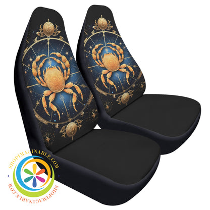 Zodiac Cloth Car Seat Covers - Choose Your Sign Cancer