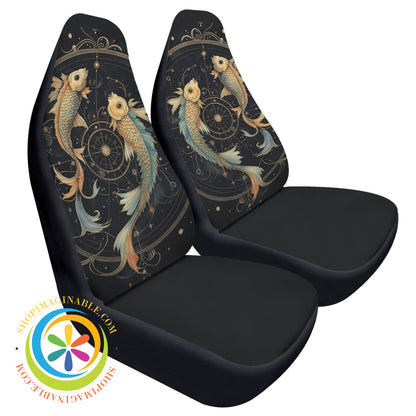 Zodiac Cloth Car Seat Covers - Choose Your Sign Pisces