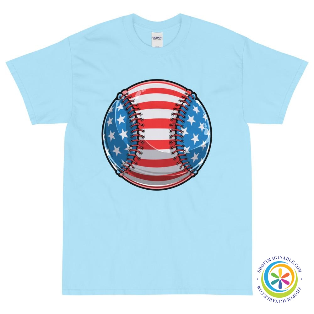 American Baseball Flag Unisex T-Shirt-ShopImaginable.com
