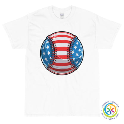 American Baseball Flag Unisex T-Shirt-ShopImaginable.com