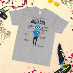 Anatomy Of A Graphic Designer Unisex T-Shirt-ShopImaginable.com