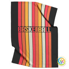 Basketball Striped Blanket 30X40 / Fleece Home Goods