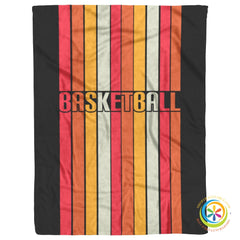 Basketball Striped Blanket Home Goods