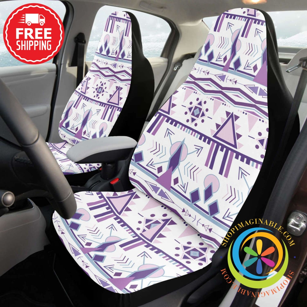 Boho Chic Bohemian Aztec Car Seat Covers Pair-ShopImaginable.com
