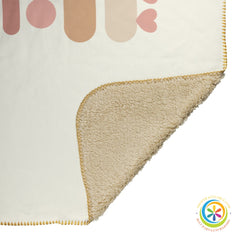 Boho Rainbow Personalized Name Blanket 50X60 / Sherpa Home Goods