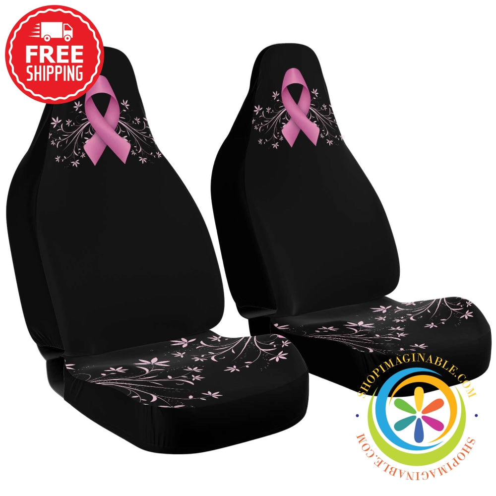 Breast Cancer Awareness Car Seat Covers One Size Cover - Aop