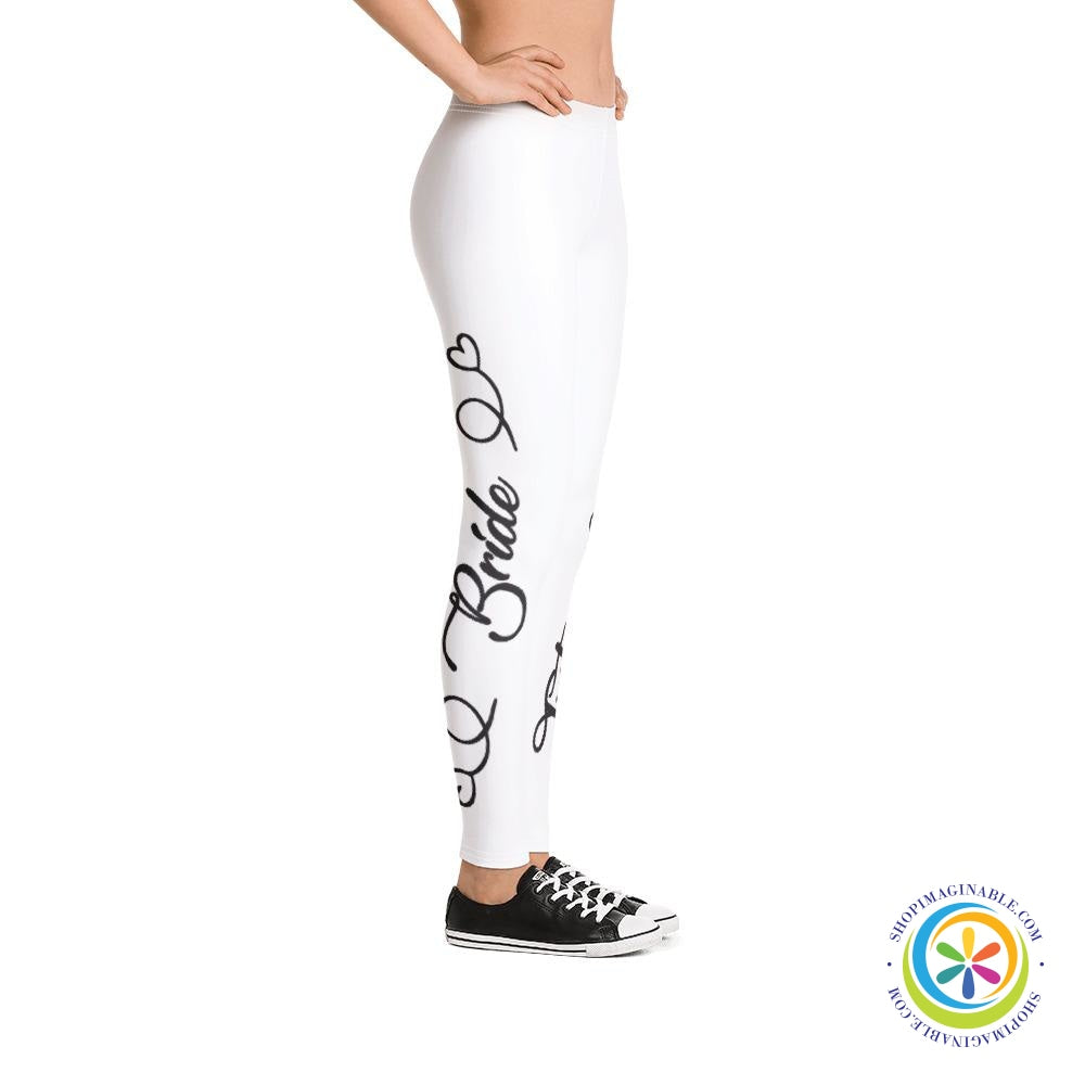 Bride ~ Just Married Leggings-ShopImaginable.com