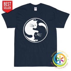 Cat Lover's Yin Yang Unisex T-Shirt-ShopImaginable.com