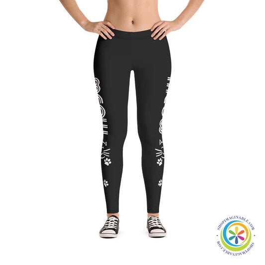 Cats MEOW Full Length Leggings-ShopImaginable.com