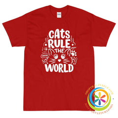 Cats Rule The World Unisex T-Shirt-ShopImaginable.com