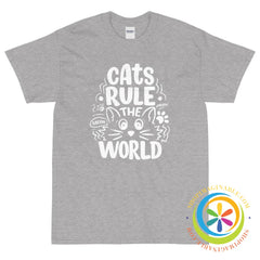 Cats Rule The World Unisex T-Shirt-ShopImaginable.com