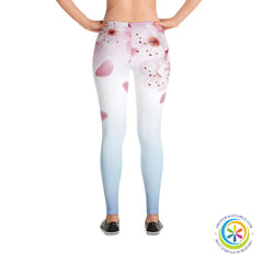 Cherry Blossom Full Length Leggings-ShopImaginable.com