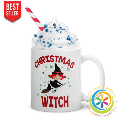 Christams Witch - Witch Holiday Coffee Mug Cup-ShopImaginable.com