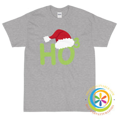 Christmas Ho to the Power of 3 Funny Unisex T-Shirt-ShopImaginable.com