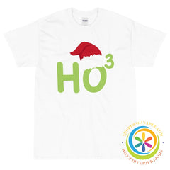 Christmas Ho to the Power of 3 Funny Unisex T-Shirt-ShopImaginable.com
