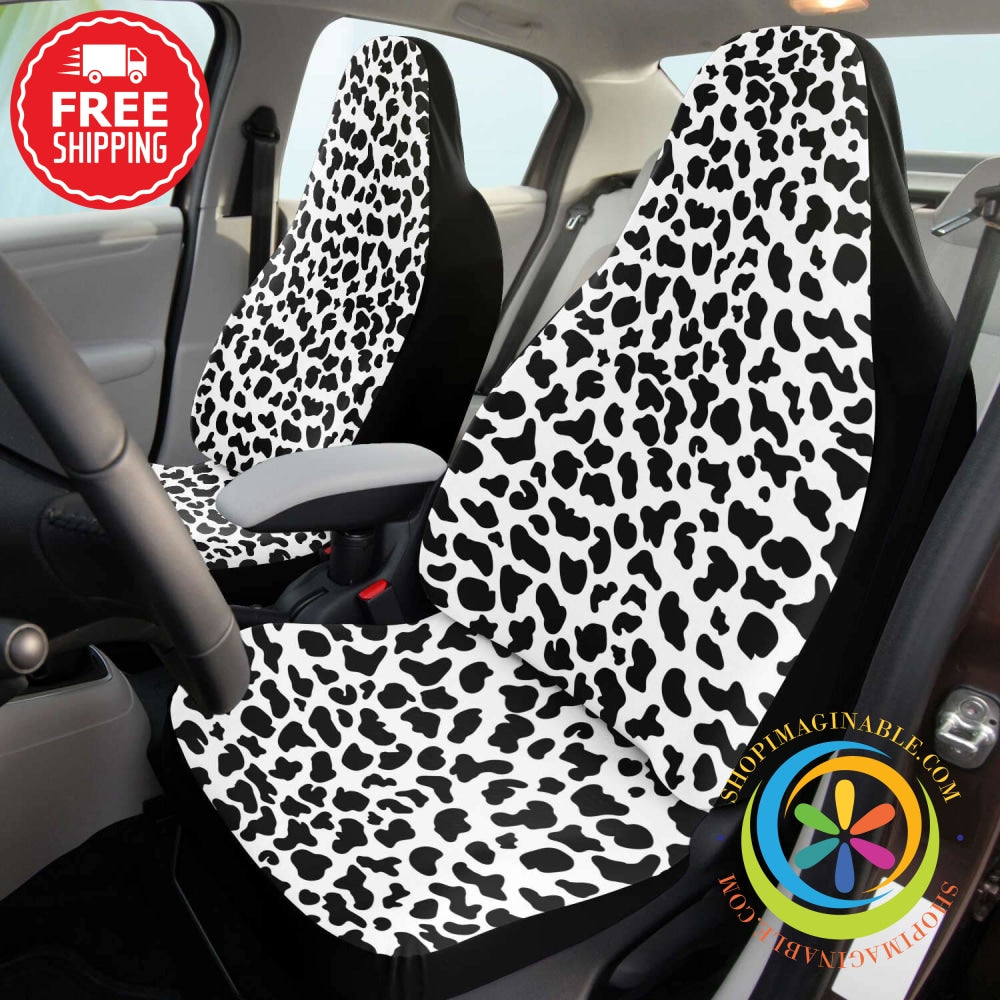 Classic Cow Print Car Seat Covers (2)-ShopImaginable.com