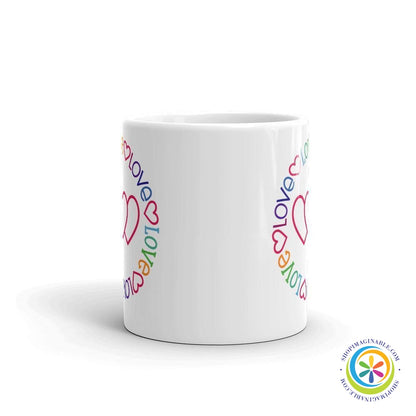 Colorful Circle Of Love Coffee Cup Mug-ShopImaginable.com
