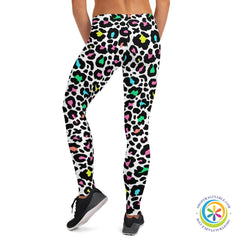 Colorful Classic Leopard Print Leggings-ShopImaginable.com