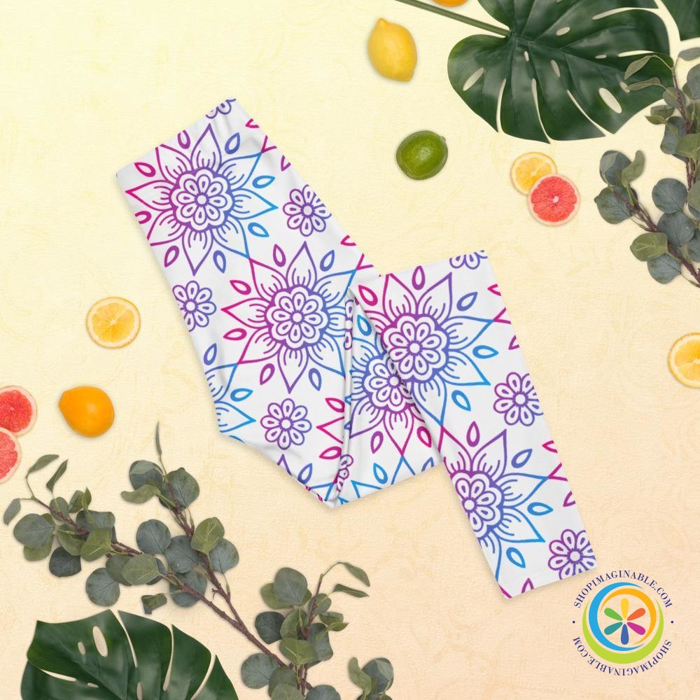 Colorful Mandala Full Length Leggings-ShopImaginable.com