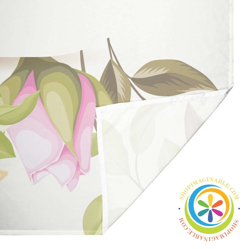Custom Bridal Shower Backdrop Yellow & Pinks 60 X 50 Wall Art