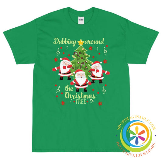 Dabbing Around The Christmas Tree Unisex T-Shirt-ShopImaginable.com