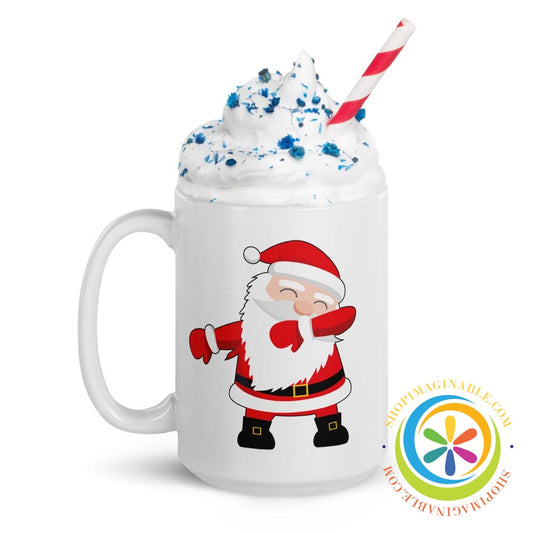 Dabbing Santa Coffee Cup Mug - Holidays-ShopImaginable.com