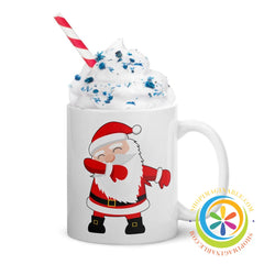 Dabbing Santa Coffee Cup Mug - Holidays-ShopImaginable.com