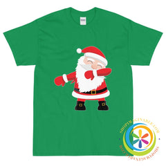 Delightful Dabbing Santa Unisex Holiday T-Shirt-ShopImaginable.com