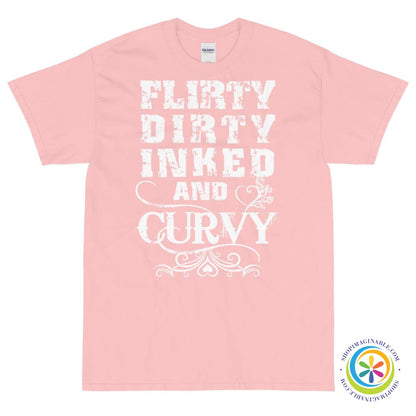 Flirty Dirty Inked & Curvy Unisex T-Shirt-ShopImaginable.com