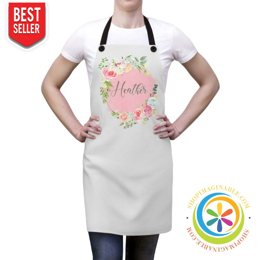 Floral Personalized Custom Apron Kitchen Accessories