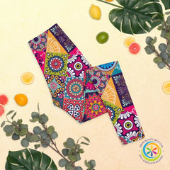 Funky Tribal Patterned Leggings-ShopImaginable.com