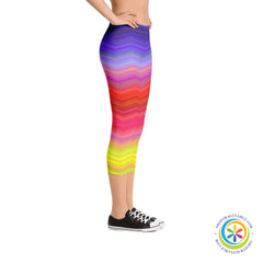 Greatest Rainbow Capri Leggings-ShopImaginable.com