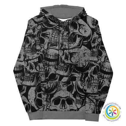 Grunge Skulls Unisex Hoodie-ShopImaginable.com